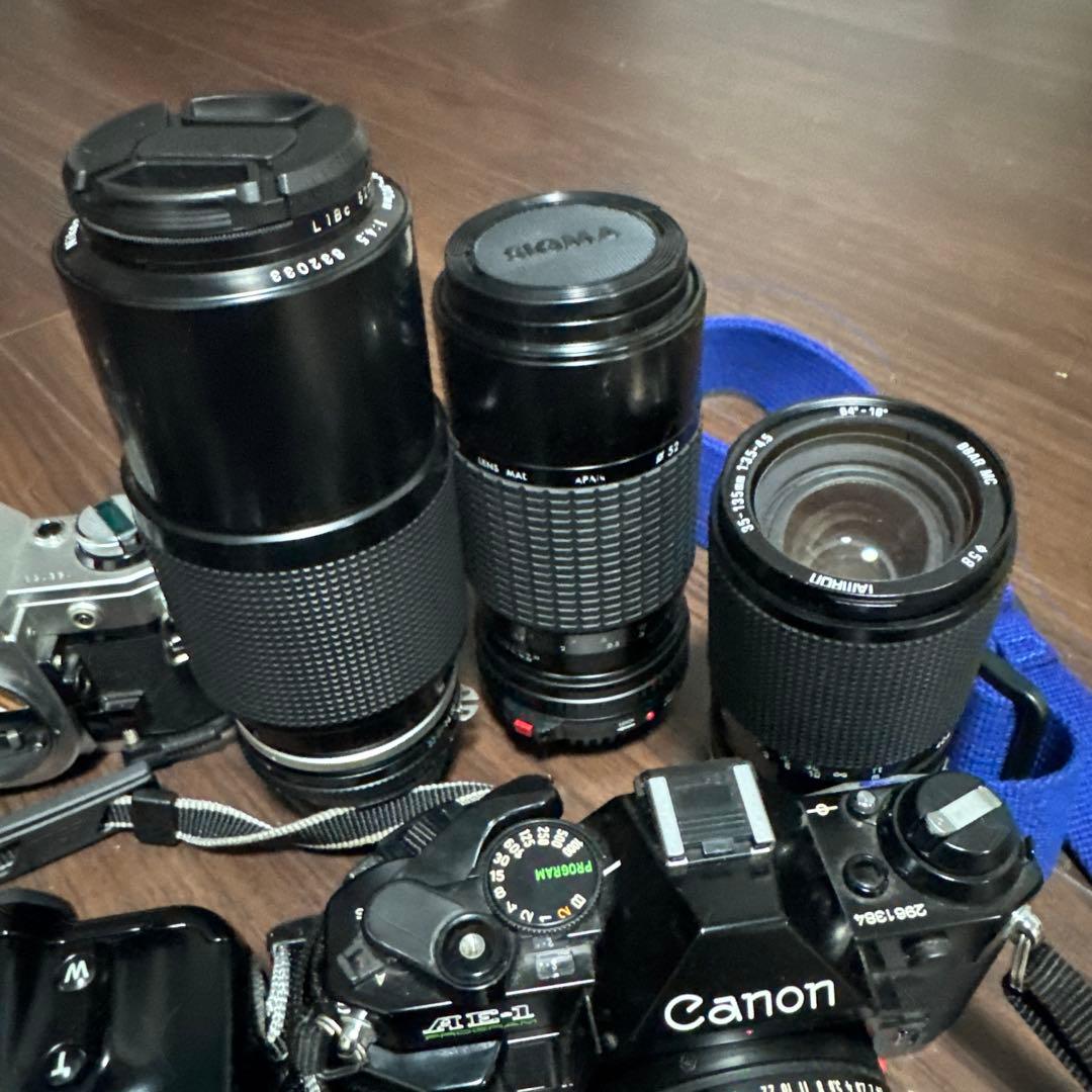 d*7様 フィルムカメラセット Canon AE-1 Program カメラ関係