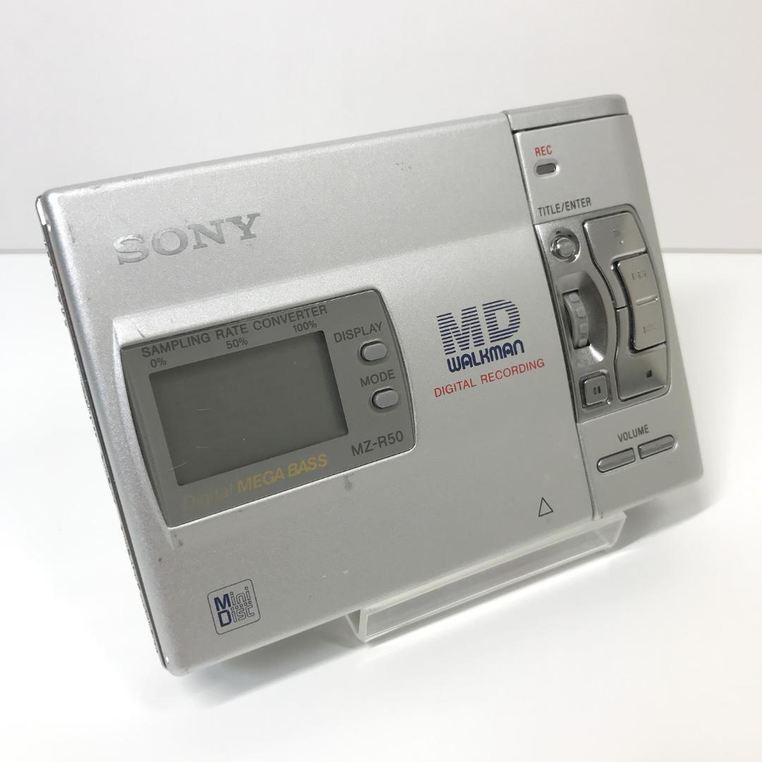 【良品】SONY MDウォークマン MDレコーダー MZ-R50 シルバー