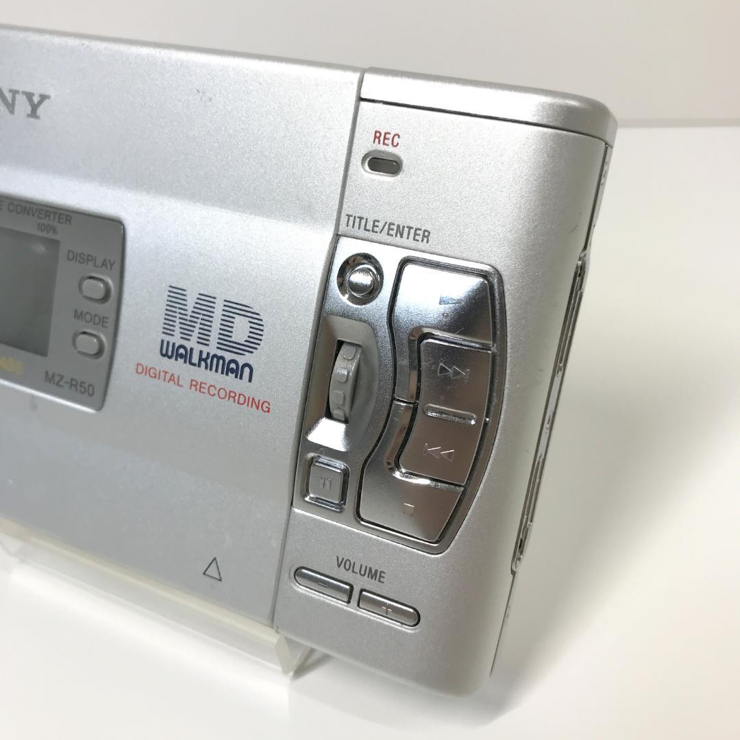 【良品】SONY MDウォークマン MDレコーダー MZ-R50 シルバー