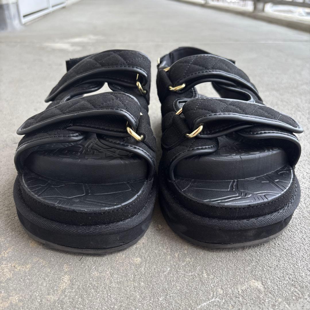 ラクバキ Racbakiフットベットサンダル キルティング　L