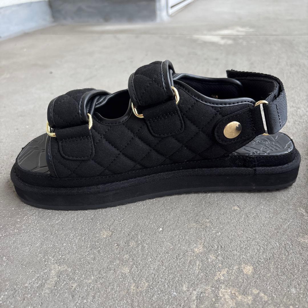 ラクバキ Racbakiフットベットサンダル キルティング　L