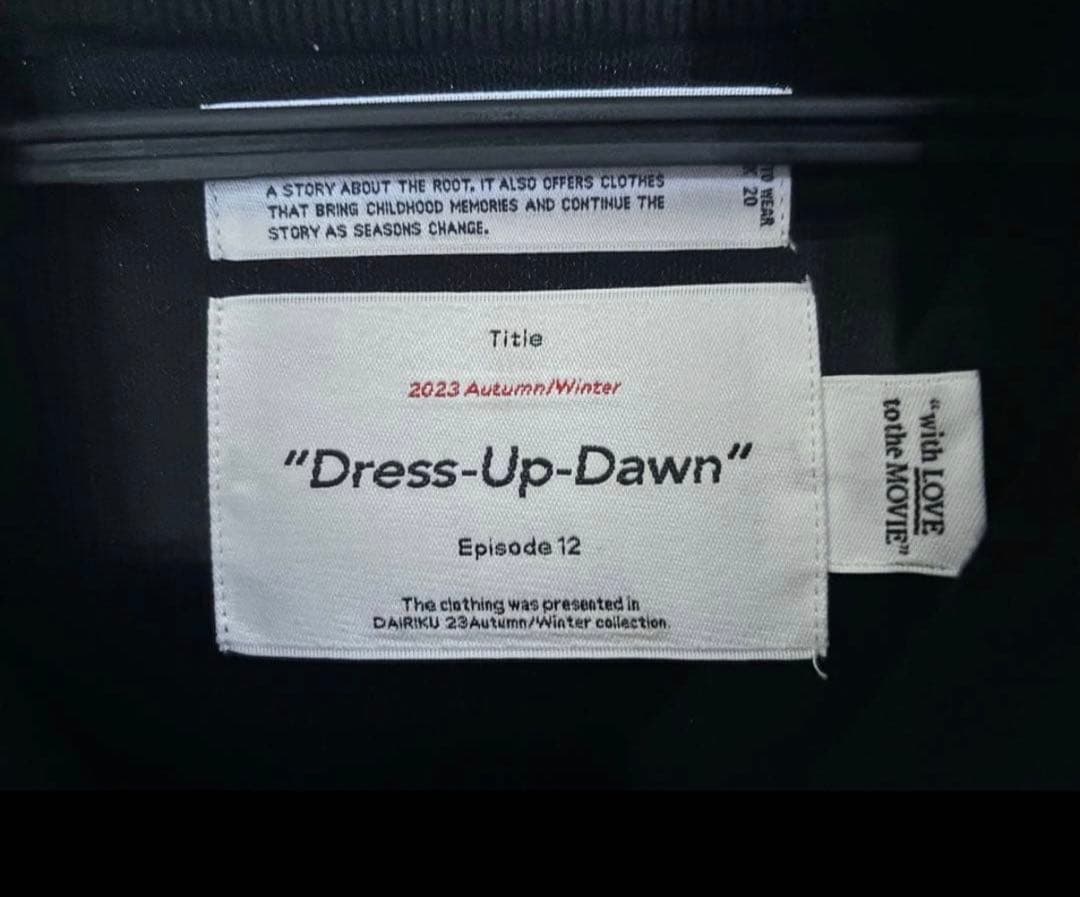 DAIRIKU 23AW サッカーシャツ