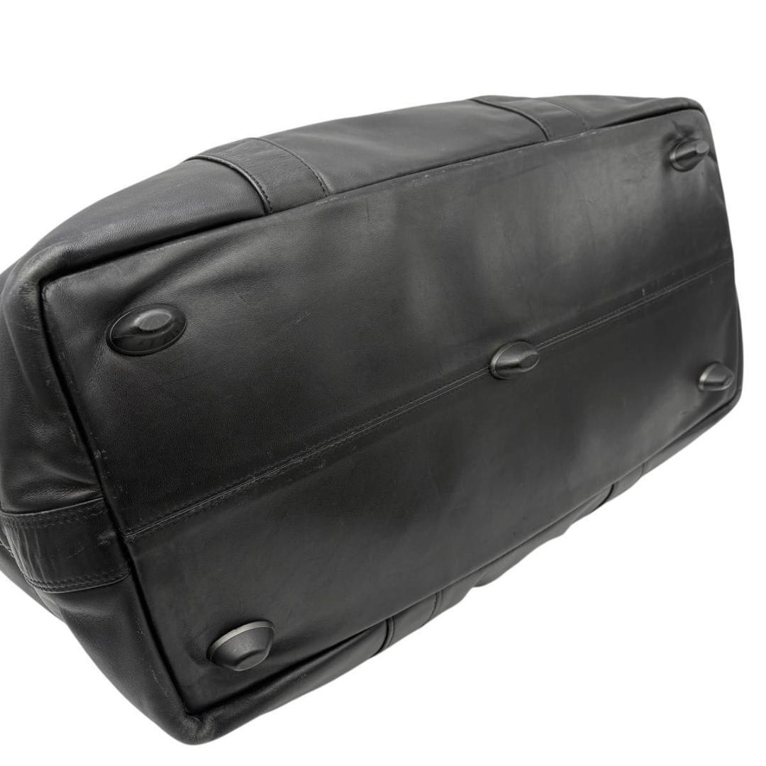 希少 TUMI ボストンバッグ オールレザー 2way ブラック 大容量 鍵付き