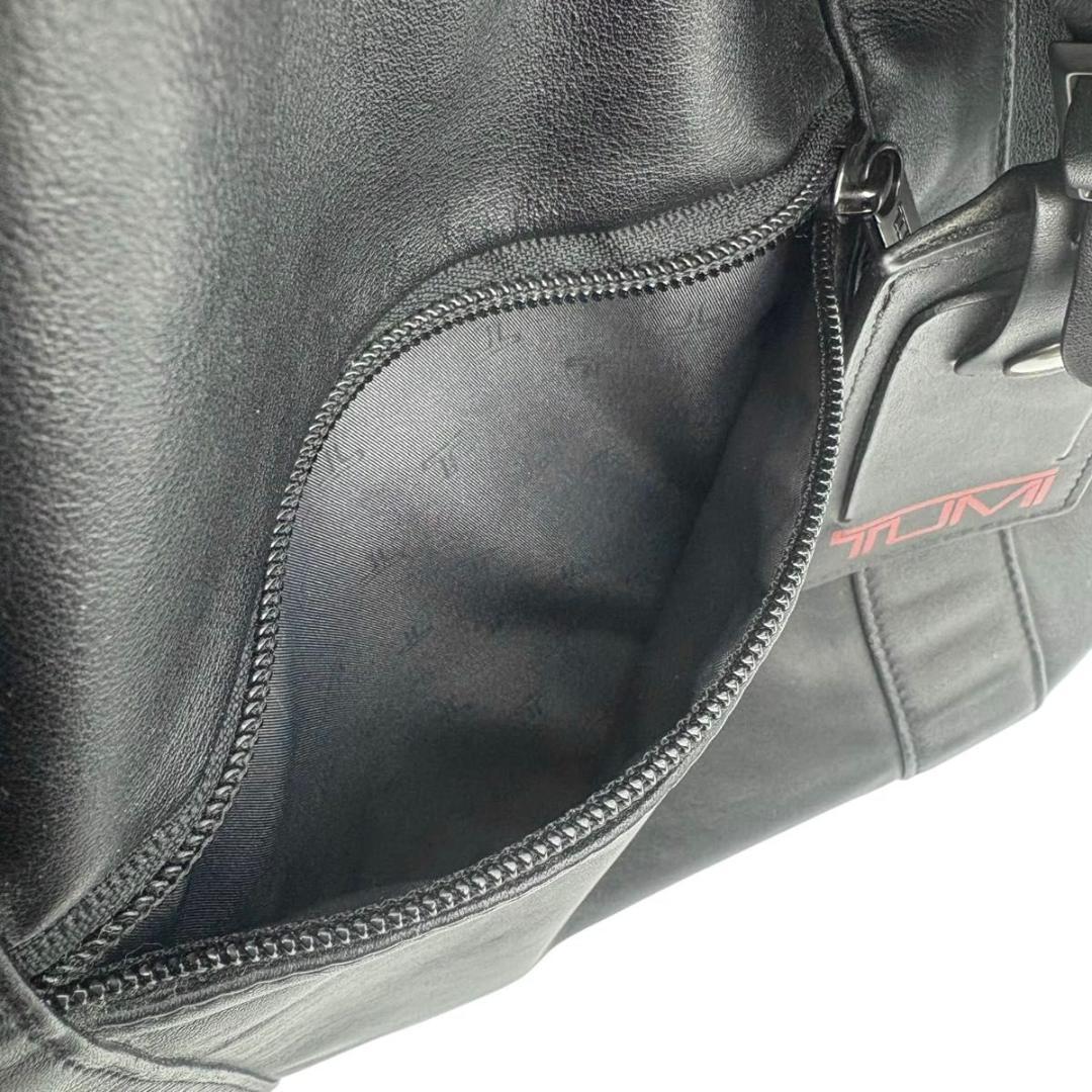 希少 TUMI ボストンバッグ オールレザー 2way ブラック 大容量 鍵付き