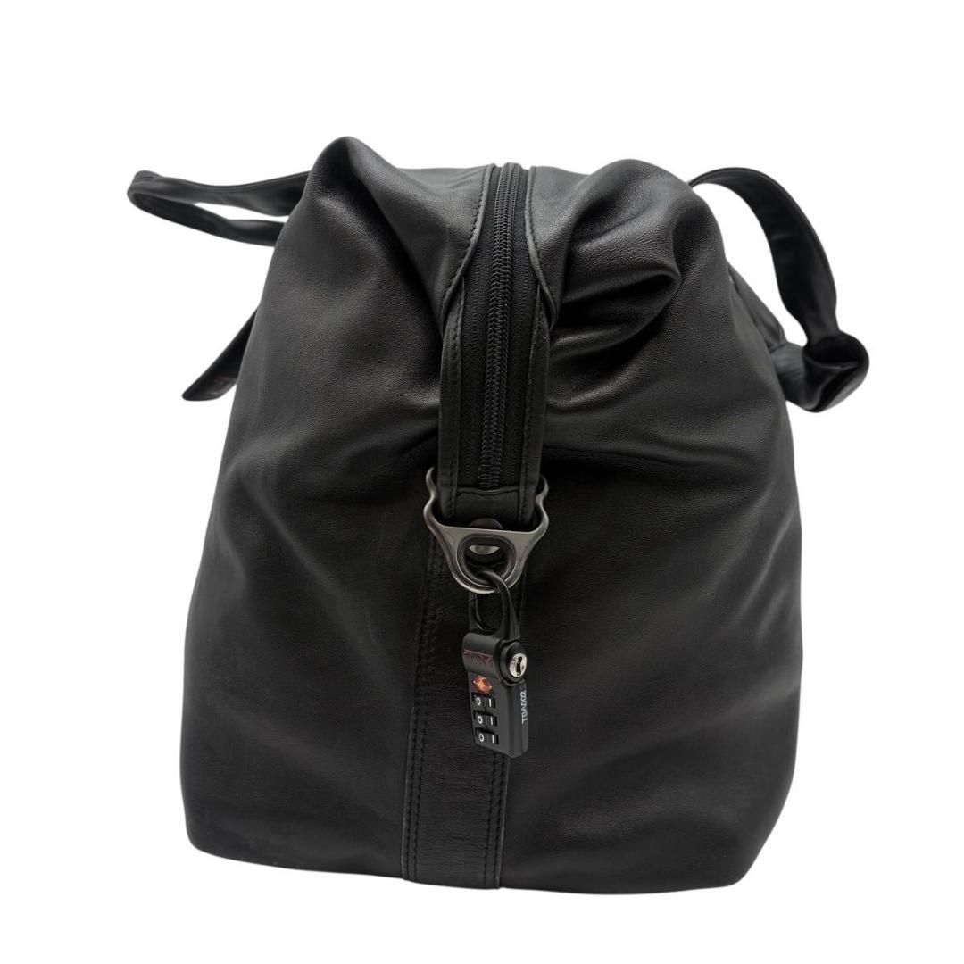 希少 TUMI ボストンバッグ オールレザー 2way ブラック 大容量 鍵付き