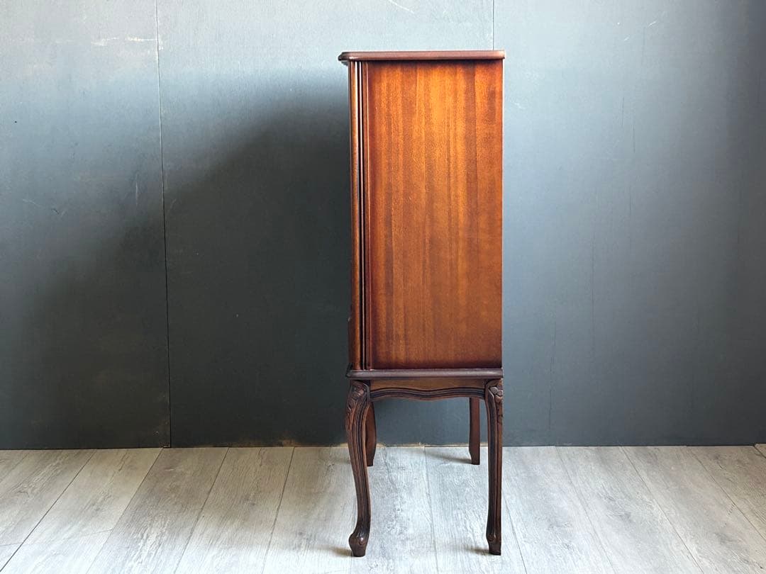 イタリア製　サイドボード　クラシック　クラシカル　5段チェスト　猫脚　HG