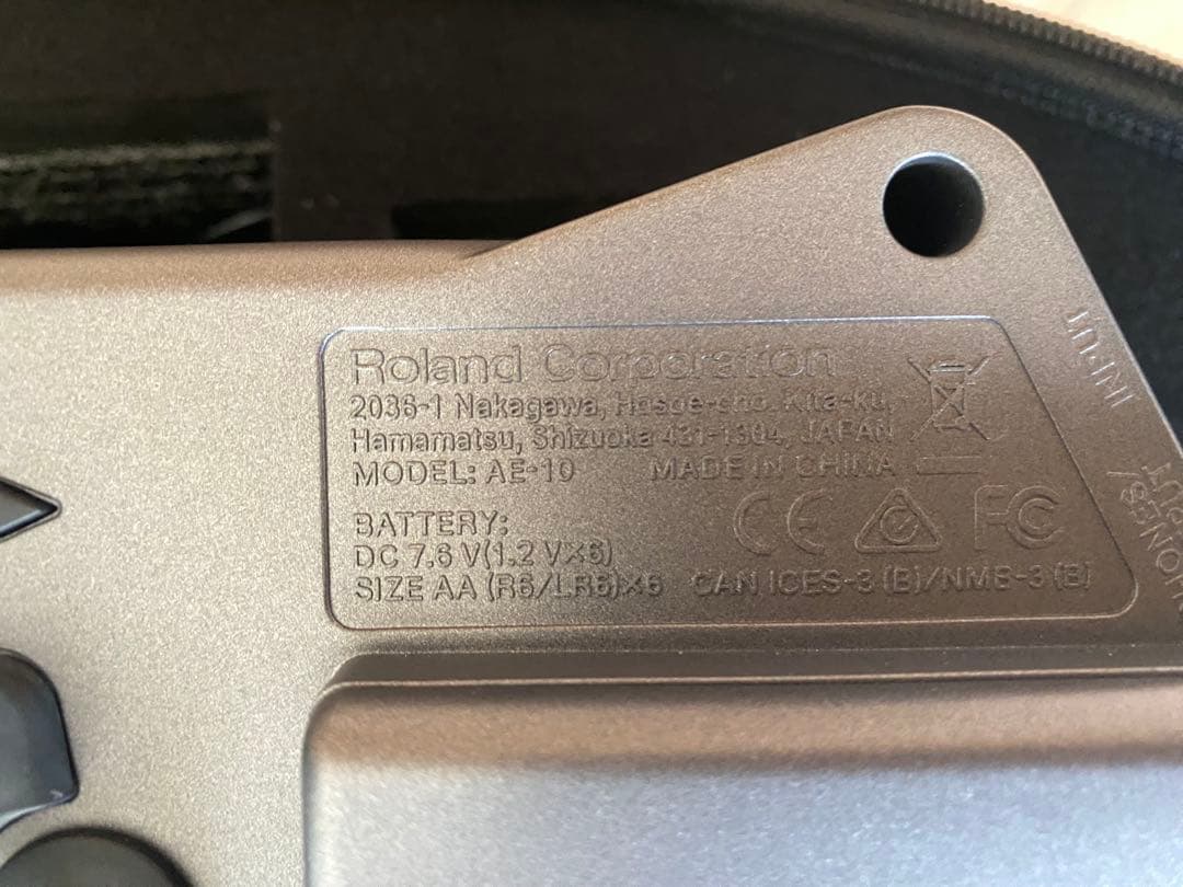 Roland エアロフォン　AE-10　ヘッドフォン・サックススタンド