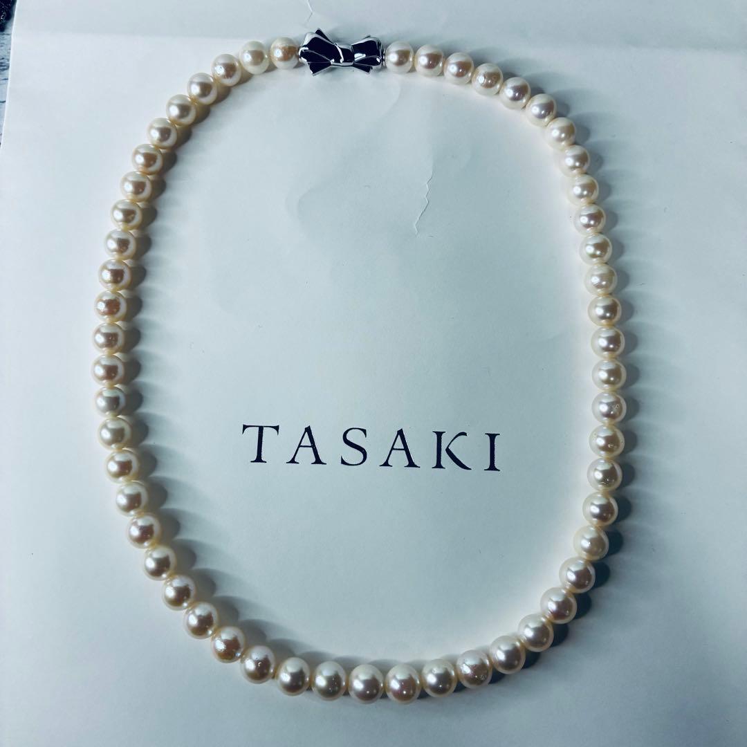 現行クラスプ✨極美品 TASAKI タサキ パールネックレス アコヤ真珠 8mm
