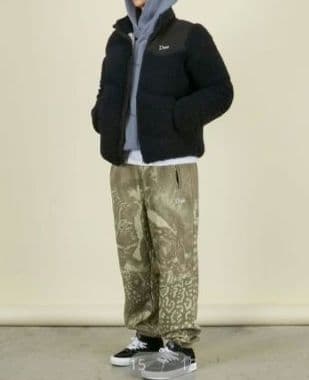 ダイム Dime ダウンジャケット Sherpa Puffer Jacket S