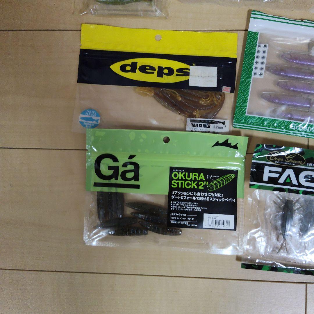 バス釣り引退セット　ワーム、フックやシンカーなど　本当に使える物のみです！！