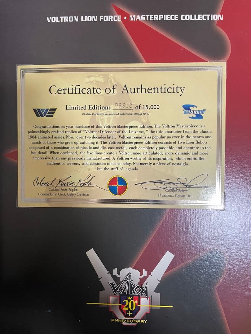 カードダスその他 VOLTRON LION FORCE COLLECTOR'S SET