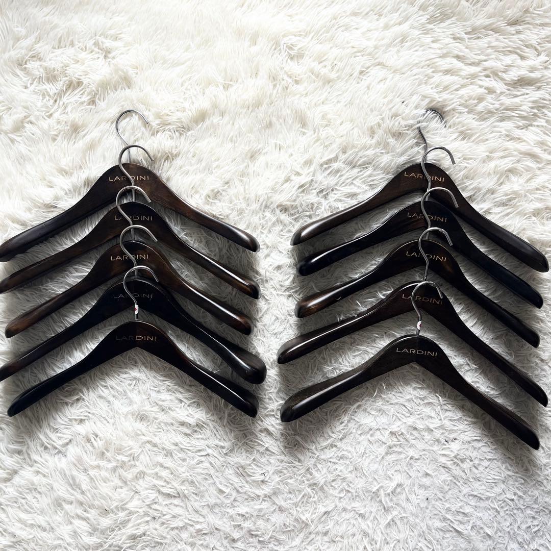 <単品購入可能>① LARDINI 木製 ジャケット 純正ハンガー