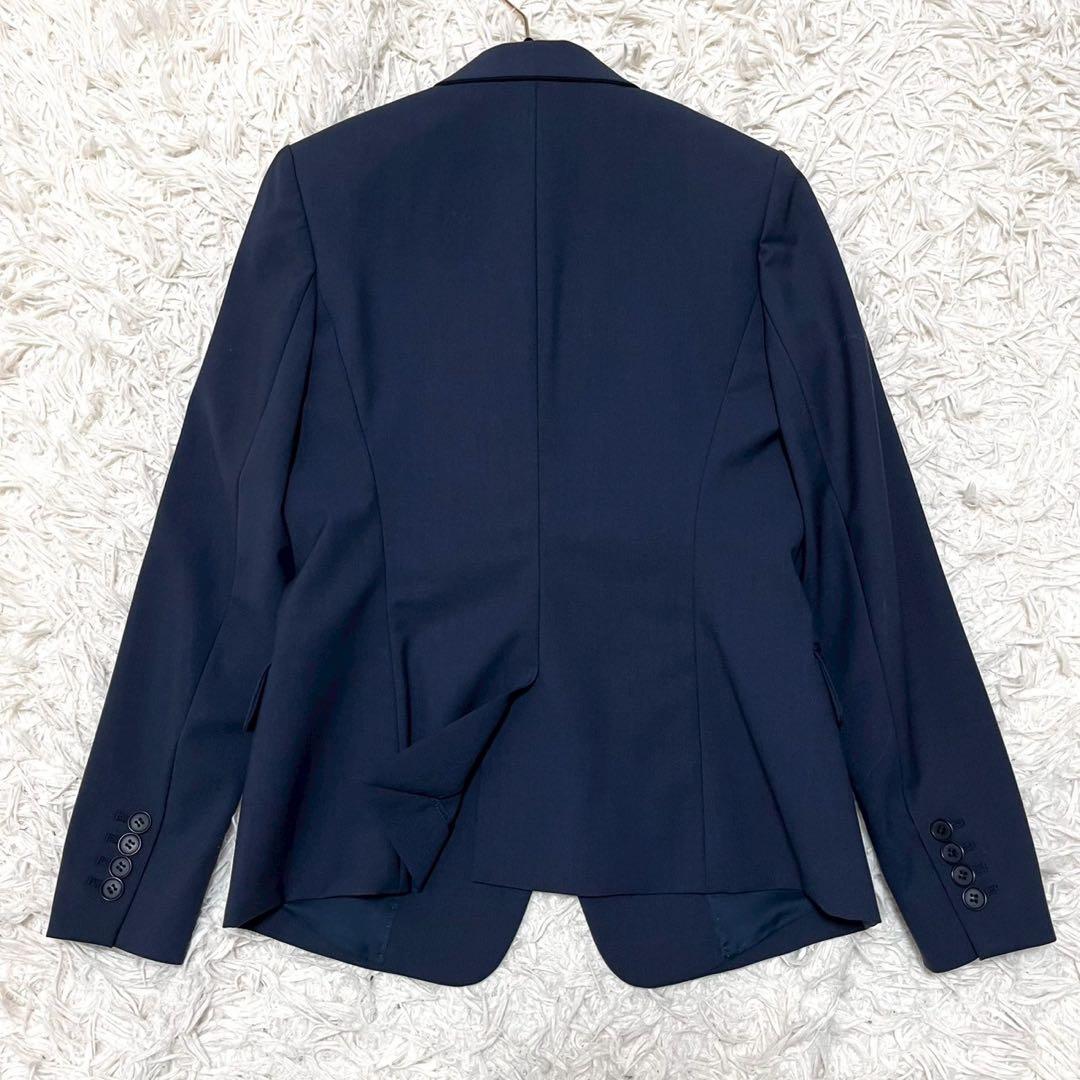 美品✨セオリー 現行 TAILOR セットアップスカートスーツ 伸縮性 ネイビー