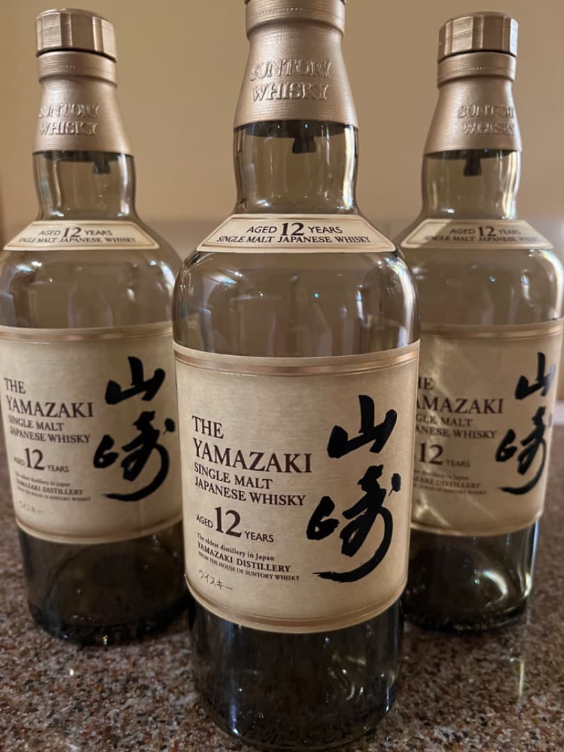 サントリー 山崎12年 700ml 空瓶5本セット