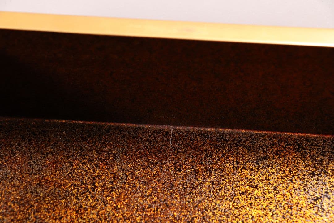 専用 MA24 時代木製漆器 光琳蒔絵 五段重 重台 菊蝶金銀蒔絵 螺鈿 黒塗