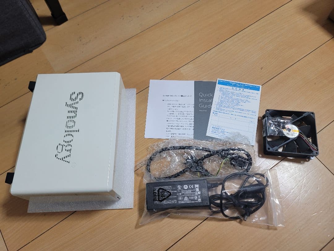 Synology DS216j NAS 静音ファン換装