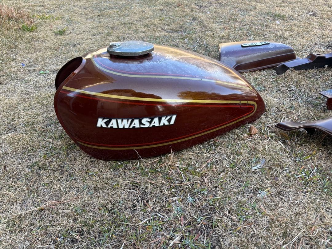 kz900 オリジナル外装　ヤレ