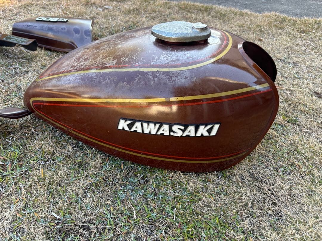 kz900 オリジナル外装　ヤレ