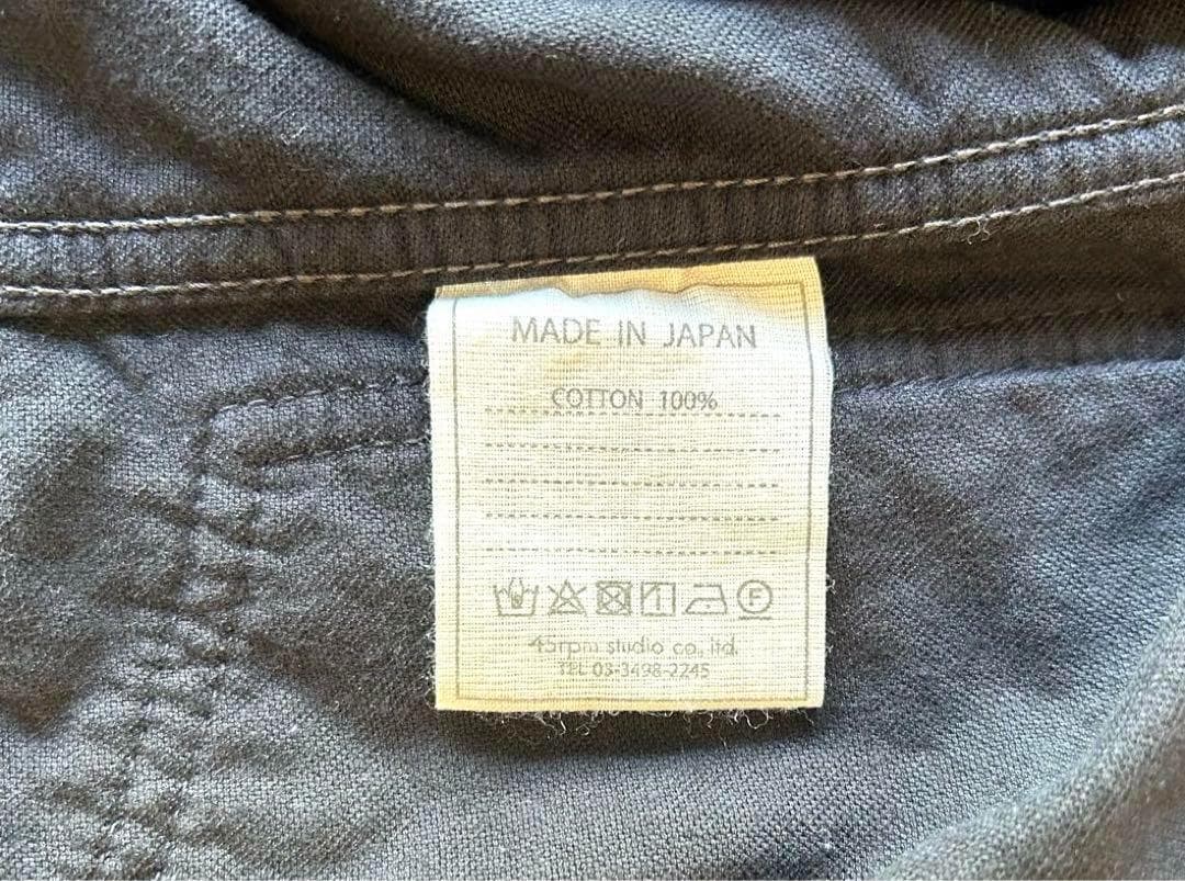 現行モデル　45R ベロア生地　908オール カバーオールジャケットGジャン　黒