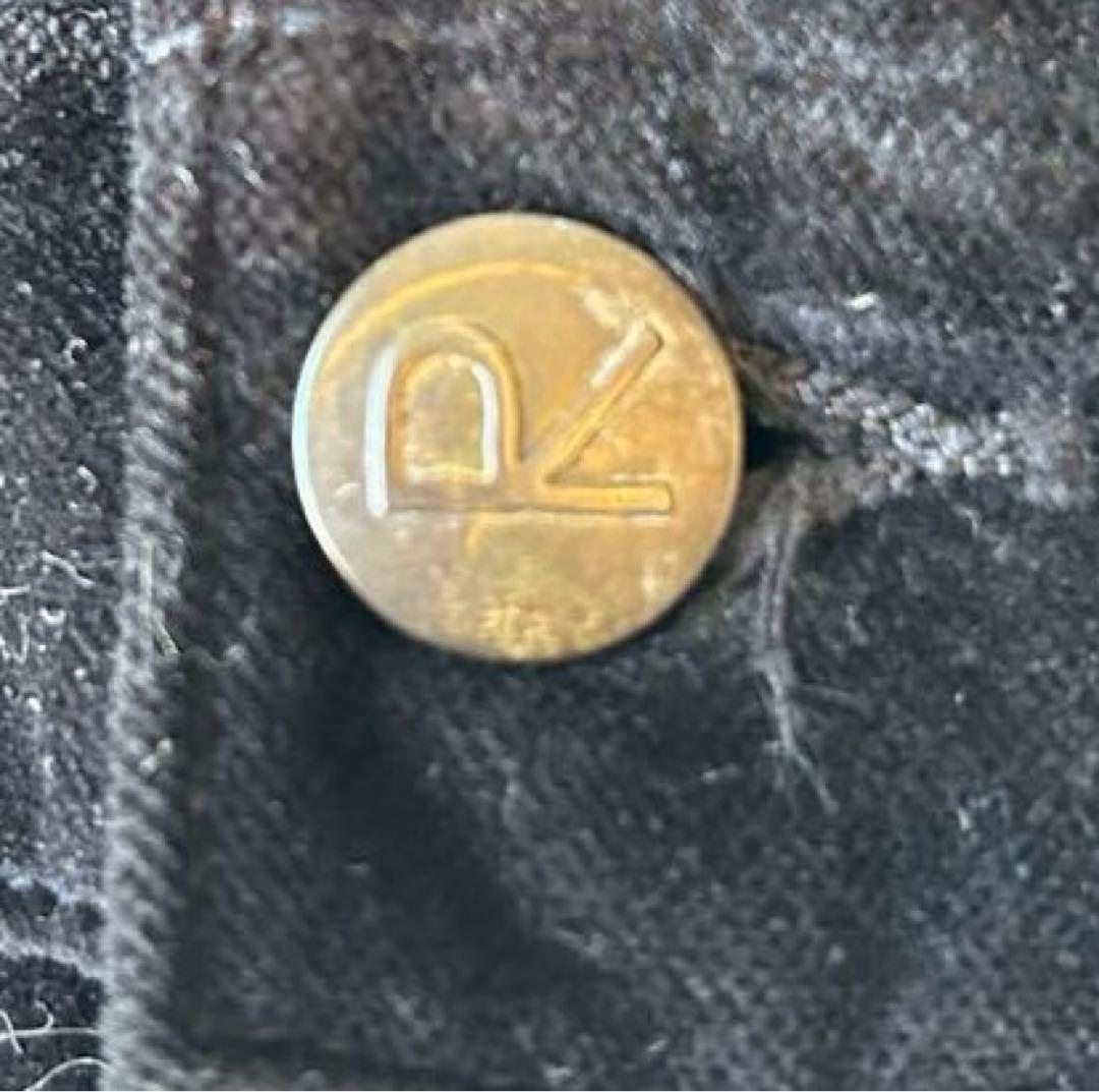 現行モデル　45R ベロア生地　908オール カバーオールジャケットGジャン　黒