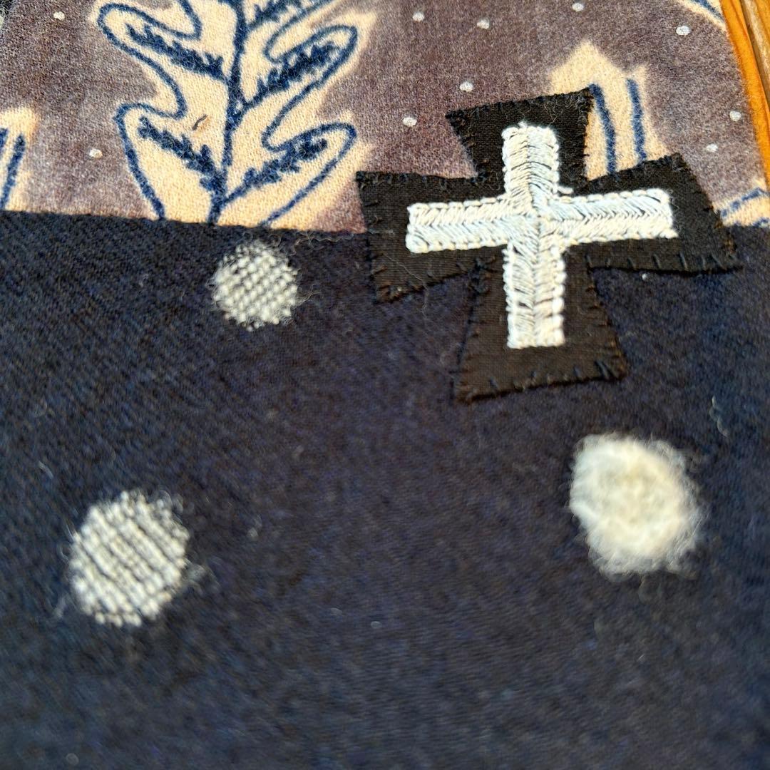 雪のある風景を楽しむバスケットカバー＊ミナペルホネンハギレ＊フリーカバー