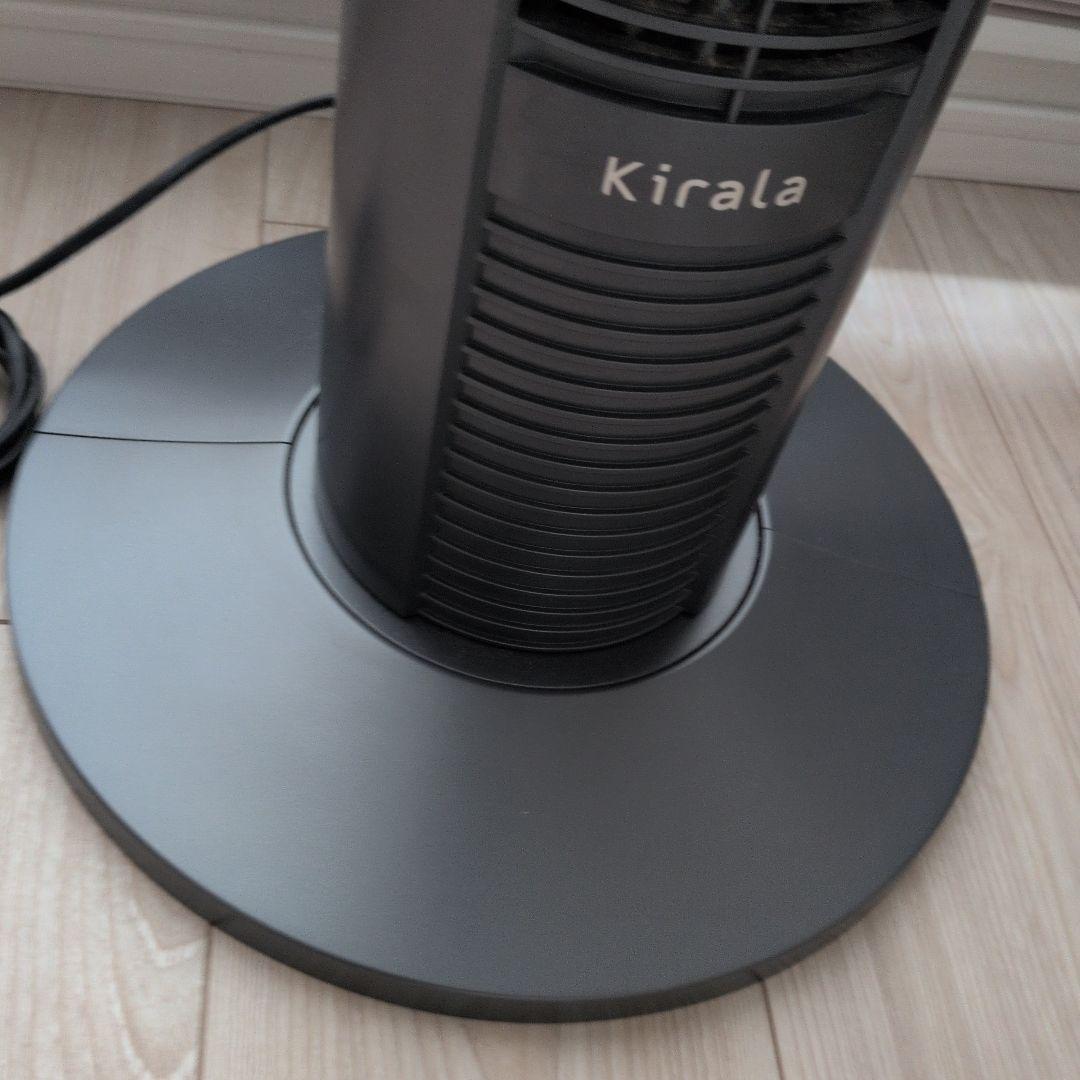 （火）価格★オゾン除菌 キララKirala タワーファン ブラック