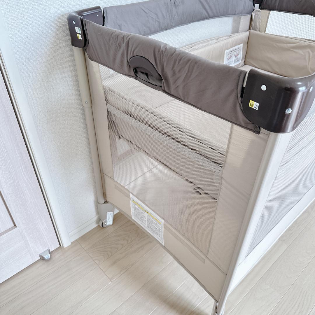 【美品】Aprica アップリカ ココネルエアー ベビーベッド