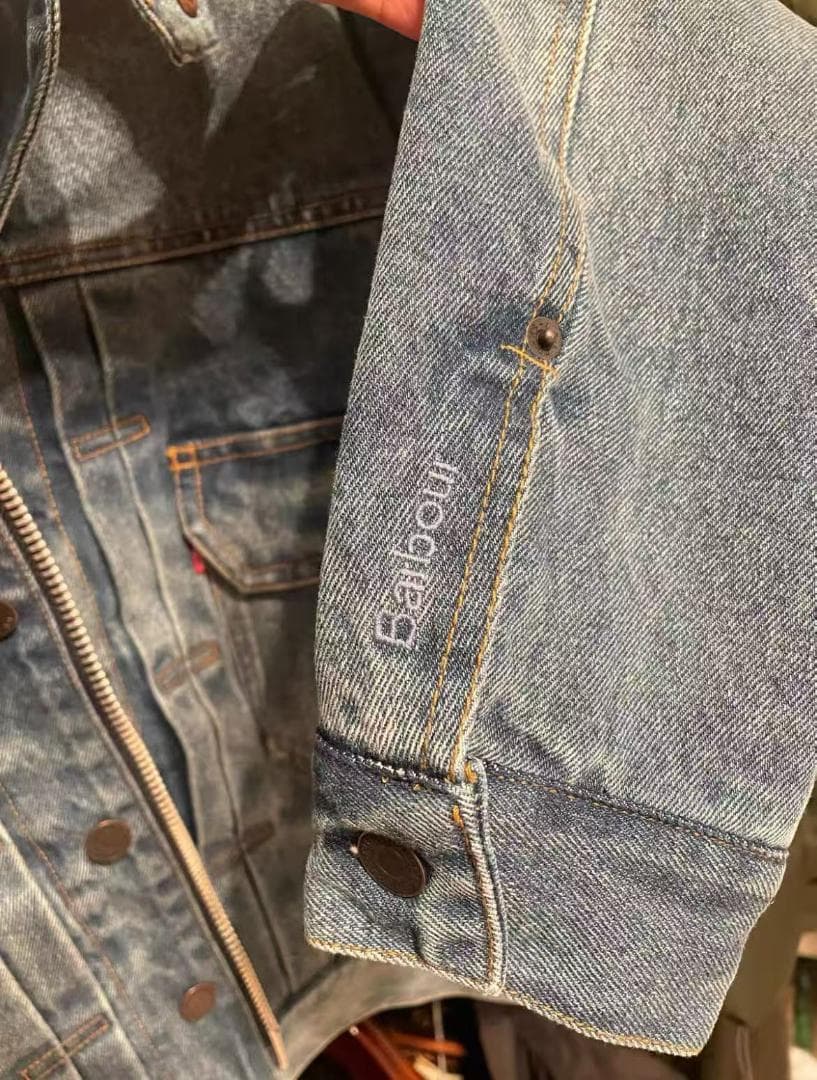 定番コラボ Levi's×Barbour デニムジャケット S 男女兼用