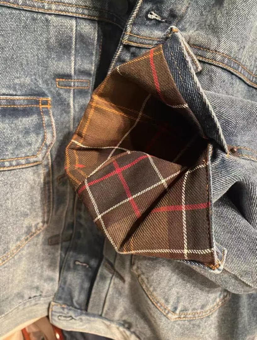 定番コラボ Levi's×Barbour デニムジャケット S 男女兼用