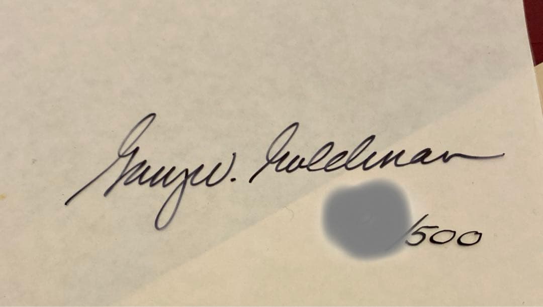 限定版サイン入りディズニーアナスタシア　セルアニメーション原画シリアルナンバー付