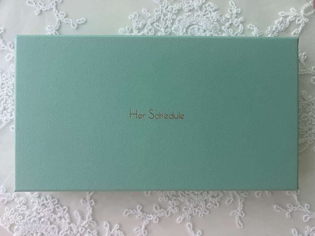 オレンジペコ　Her Schedule 長財布 ホワイトローズ