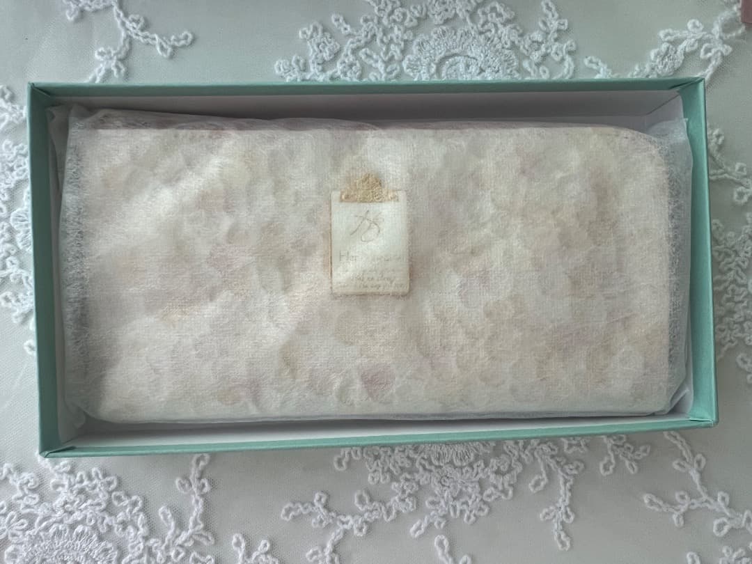 オレンジペコ　Her Schedule 長財布 ホワイトローズ