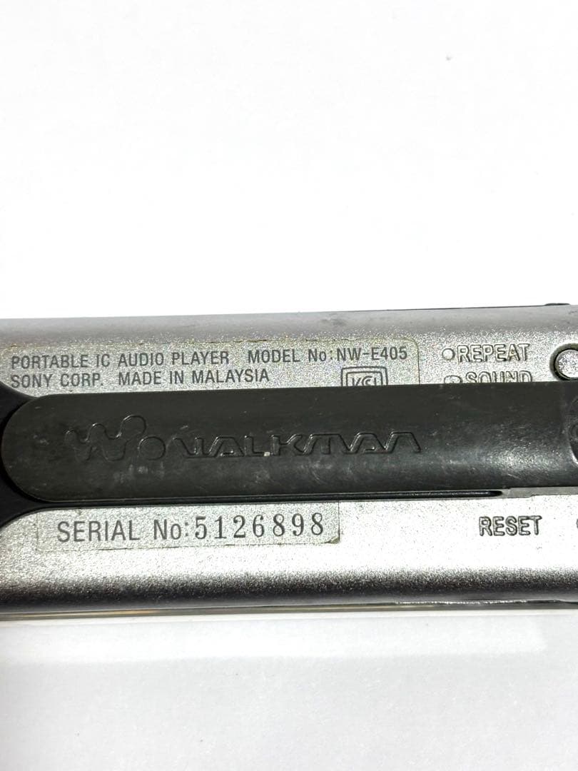 SONY ウォークマン NW-E405 動作品