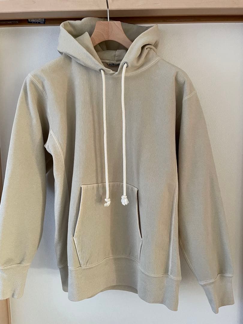 AURALEE プルオーバーパーカー　ベージュ　サイズ0