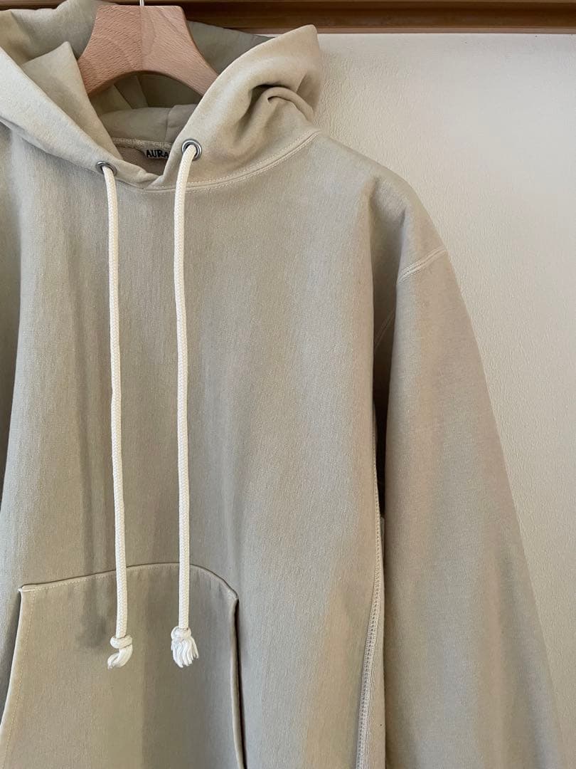 AURALEE プルオーバーパーカー　ベージュ　サイズ0