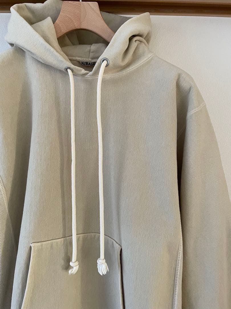 AURALEE プルオーバーパーカー　ベージュ　サイズ0