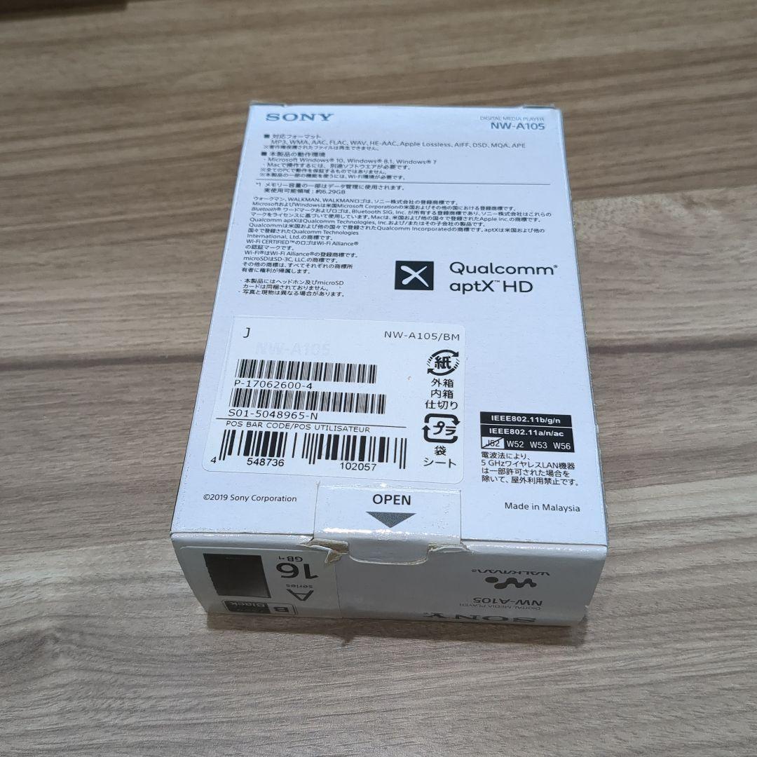 ソニー ウォークマン 16GB Aシリーズ NW-A105