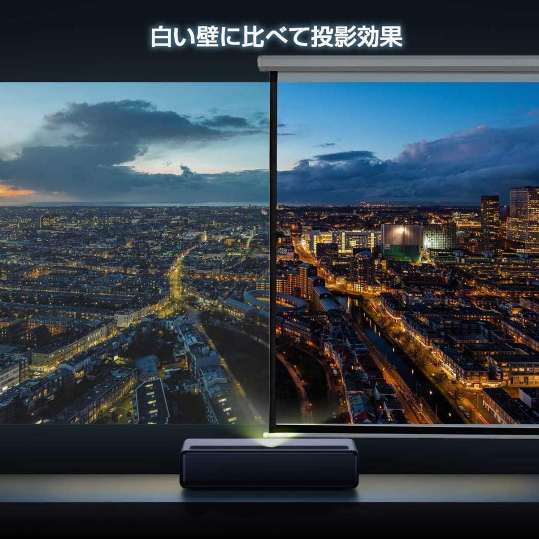 【開封済 未使用品】プロジェクター スクリーン 100インチ 4：3 ４K