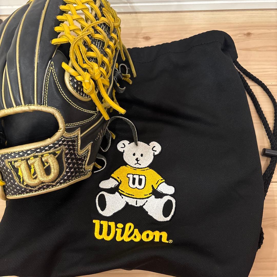 ウィルソン ワナビーヒーロー D5型　オールラウンド　グローブ袋付き