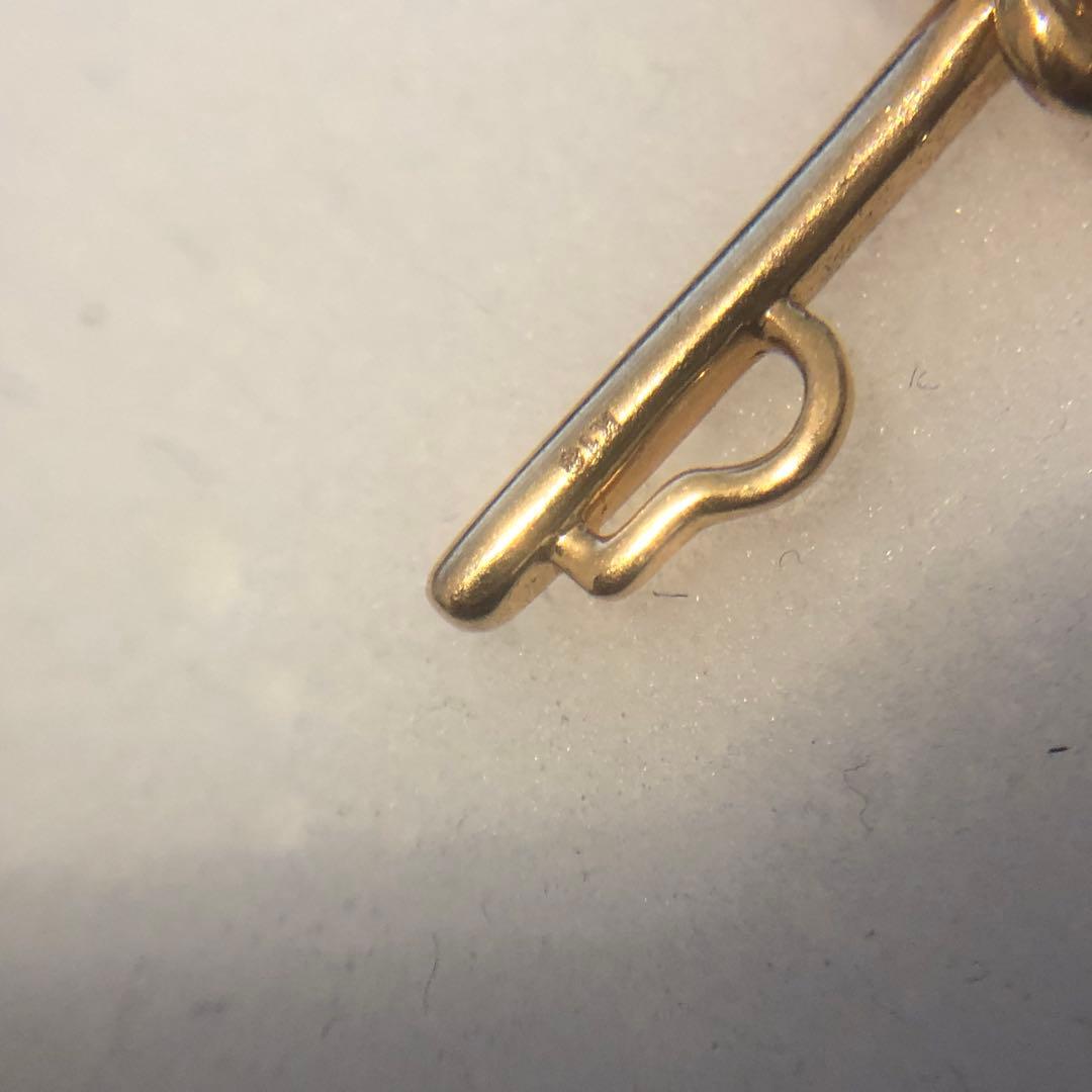 K18鍵モチーフゴールドチャーム　822H2601