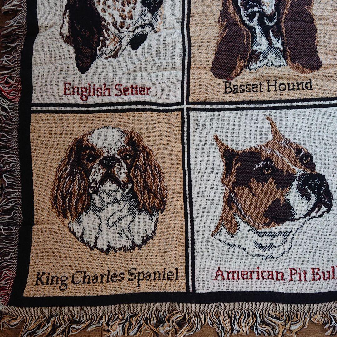 【新品】DOG (20犬種)柄 ラグ/カバー MADE IN U.S.A