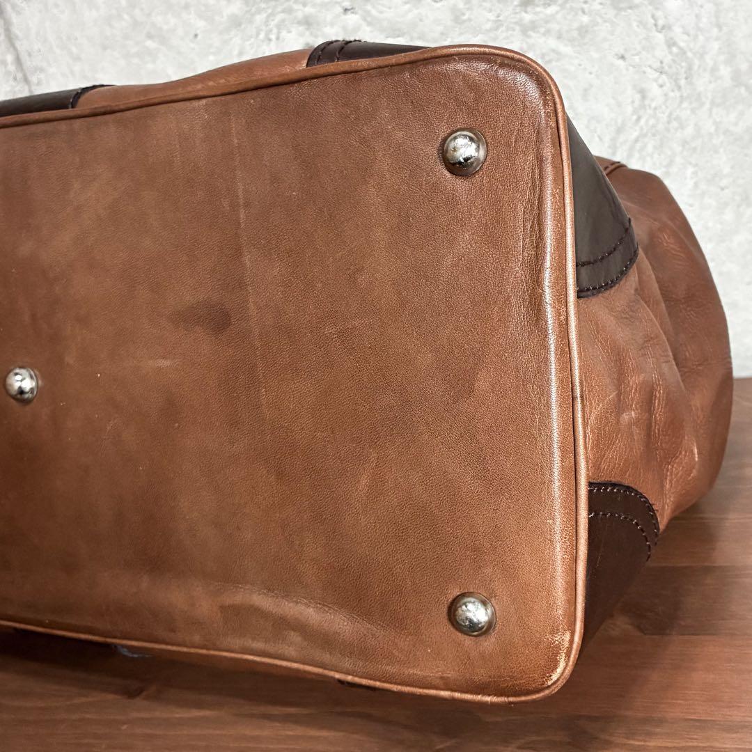 初期　ポーター　ソフティッシュ　ライン　ボストン　ドクター　レザー　バッグ