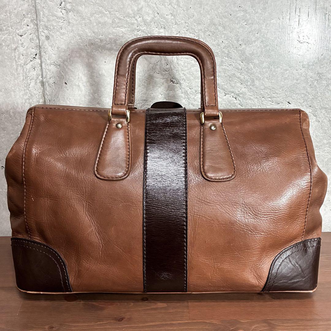 初期　ポーター　ソフティッシュ　ライン　ボストン　ドクター　レザー　バッグ