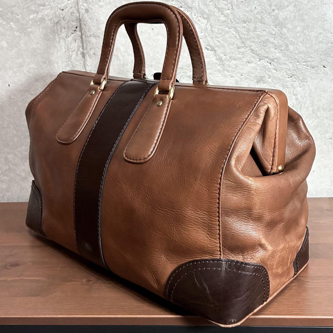 初期　ポーター　ソフティッシュ　ライン　ボストン　ドクター　レザー　バッグ