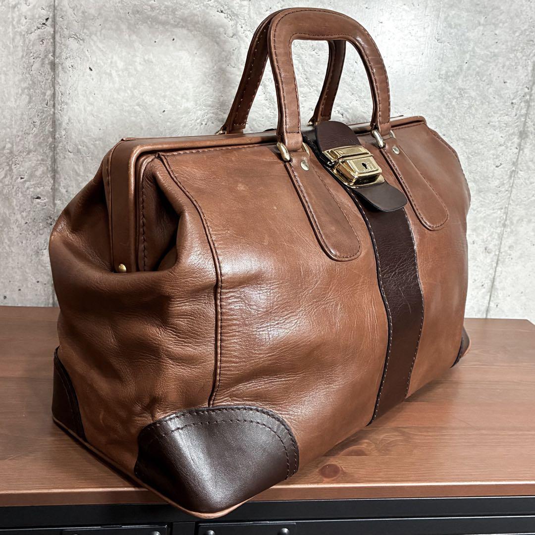 初期　ポーター　ソフティッシュ　ライン　ボストン　ドクター　レザー　バッグ