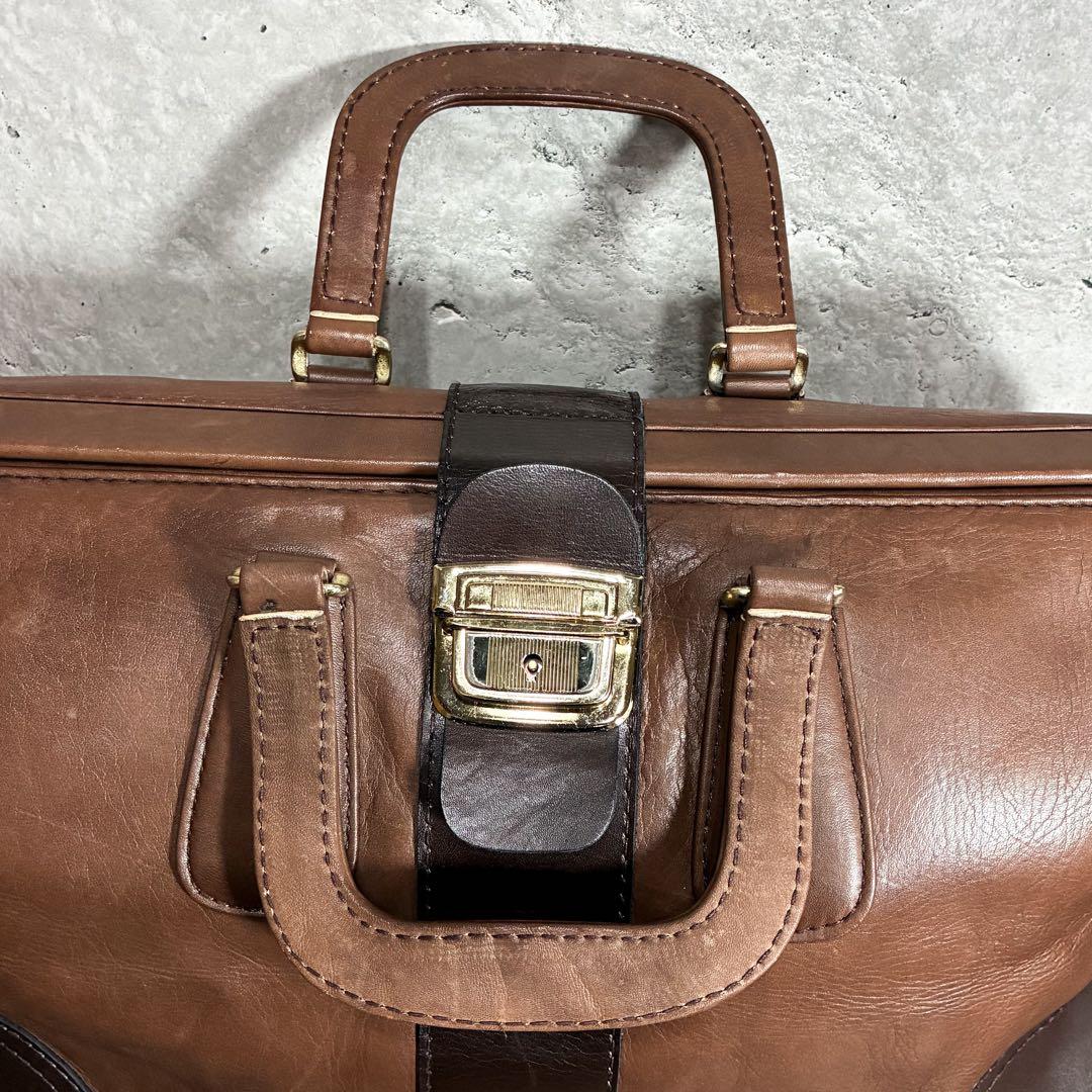 初期　ポーター　ソフティッシュ　ライン　ボストン　ドクター　レザー　バッグ