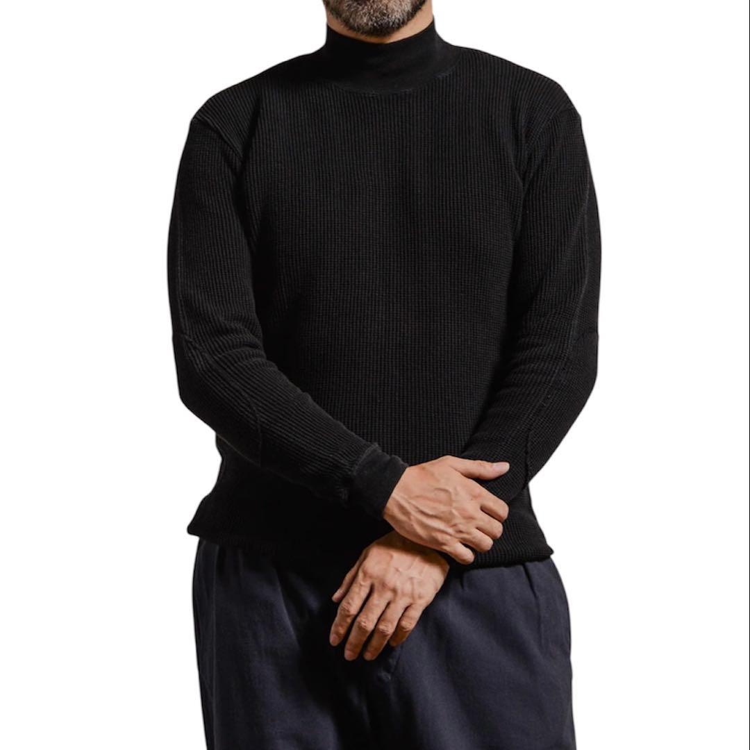 トップス ACVM HEAVY WEIGHT WAFFLE MOC NECK