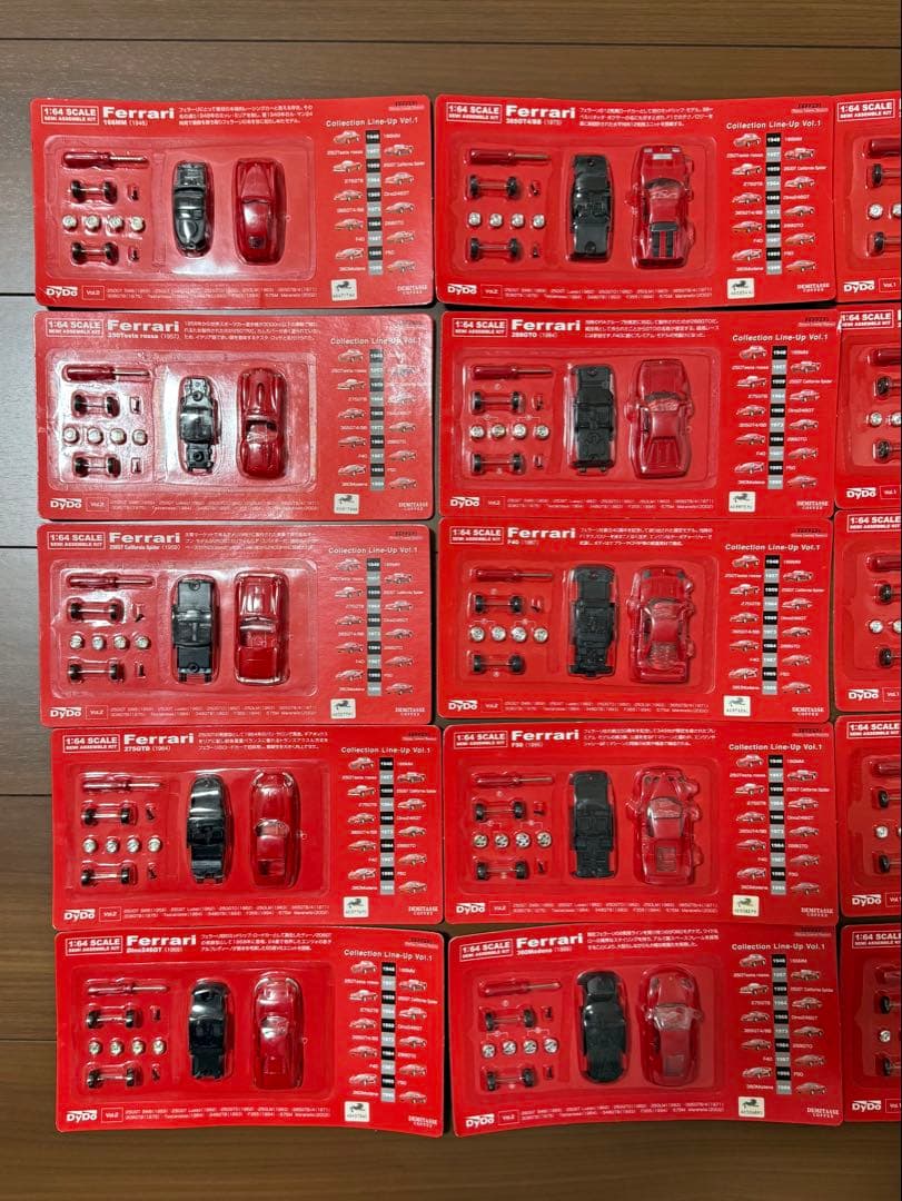 dydo Ferrari1/64スケールコレクションVol.1,Vol2全20種