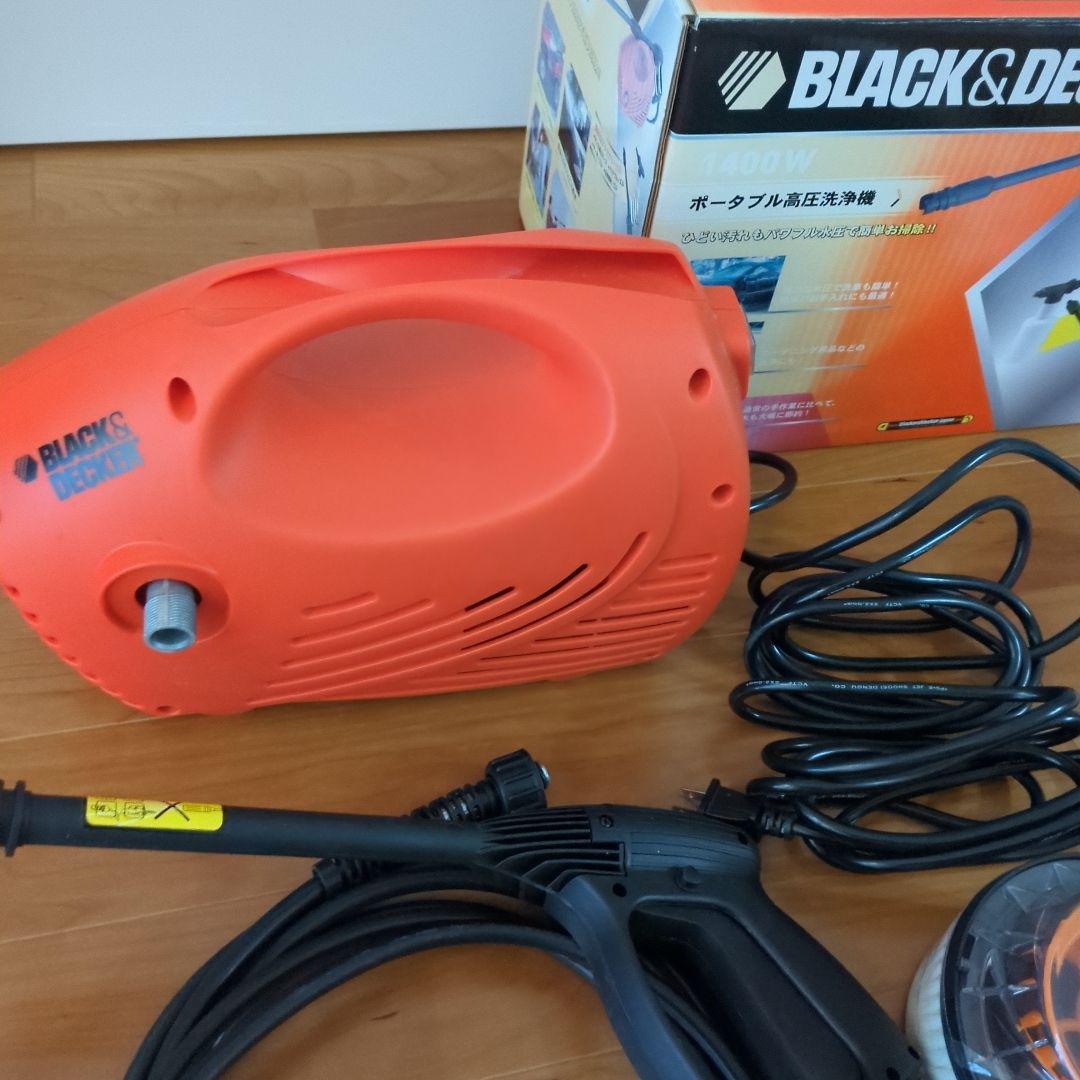 BLACK＆DECKER ブラックアンドデッカーポータブル高圧洗浄機 1400W