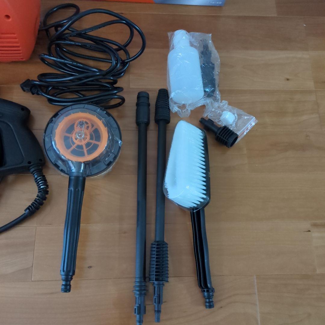 BLACK＆DECKER ブラックアンドデッカーポータブル高圧洗浄機 1400W